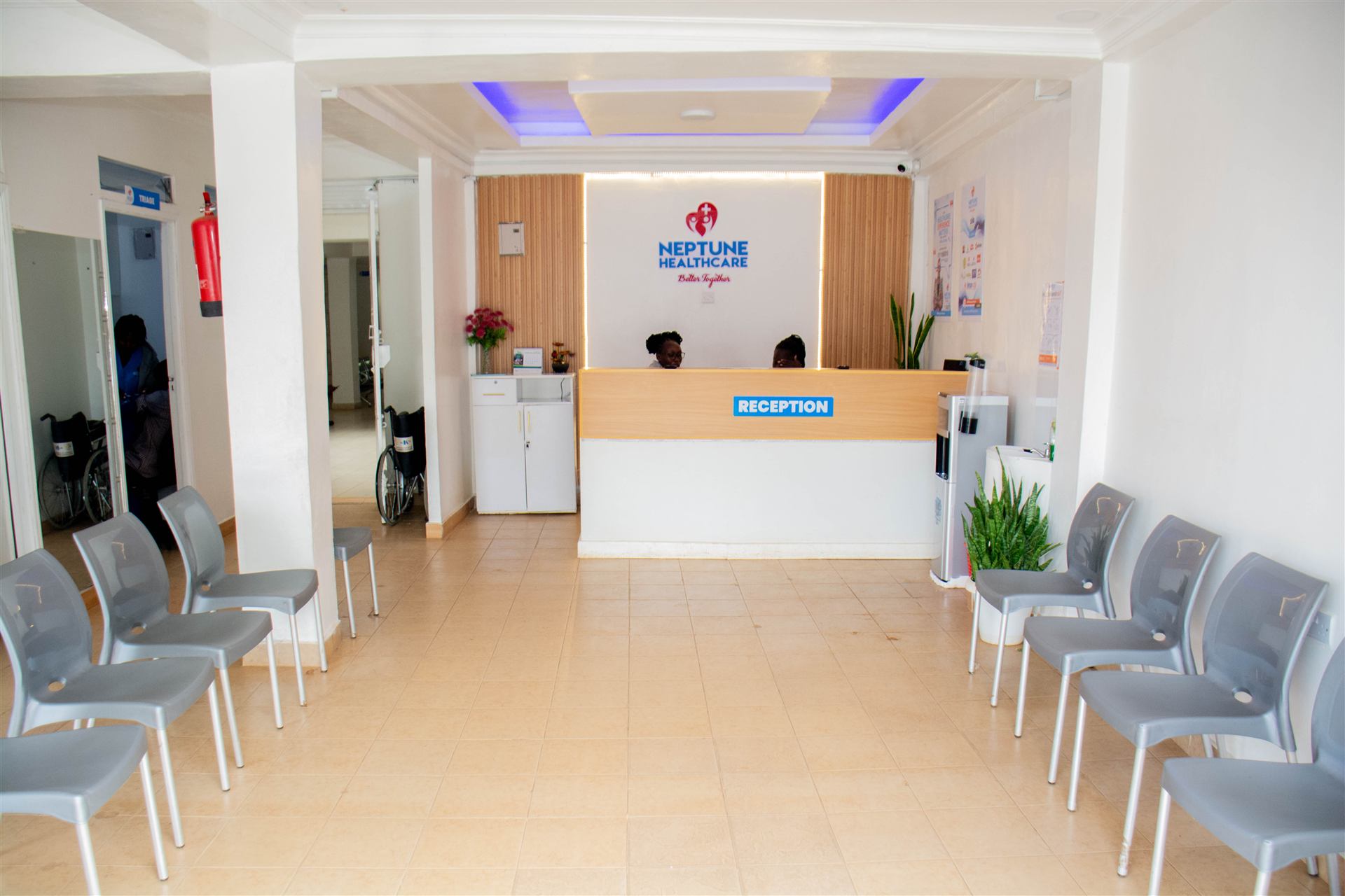 Reception & Waiting at Neptune Healthcare